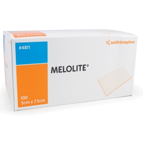 Melolite Non-Adherent Sterile Dressings - 5cm x 7.5cm - Pack of 100