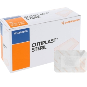 Cutiplast Steril Dressings - Low Adherent - Box and product view