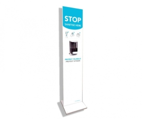 Pop-up Sanitiser Dispensing Stand