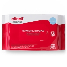 Clinell Peracetic Acid (Sporicidal) Wipes