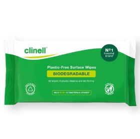Biodegradable Clinell wipes