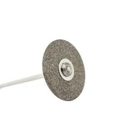 Kiehl Flexible Diamond Abrasive Disc and Mandrel 22mm - Medium grit  Autoclavable