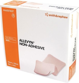 Allevyn Non-Adhesive Dressing 10cm x 10cm  - Optimal Fluid Handling