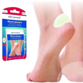 Hydrocolloid blister plaster. Optimum healing conditions for foot blisters