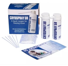 Cryospray 59 - Pack of 6 x 50ml Cans, Straws and 12 Applicators