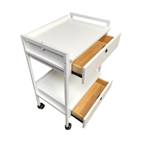Nova Trolley 2 Shelves and 2 Drawers lockable with keys