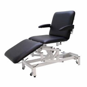 3 Section Physio Table - Foot Switch and Arm Rests
