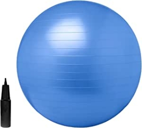 Physioworx Gym Ball with inflatable pump - For Physiotherapy, Fitness, Yoga, Home exercise