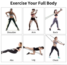 Resistance Tubes Exercise Kit for Home Gym