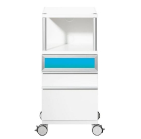 Clinic cabinet Cubus 400, UV drawer + 2 drawers, white