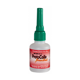 ProtoColle Superglue FLEXIBLE - Cyanoacrylate Fast Drying, Strong Bonding