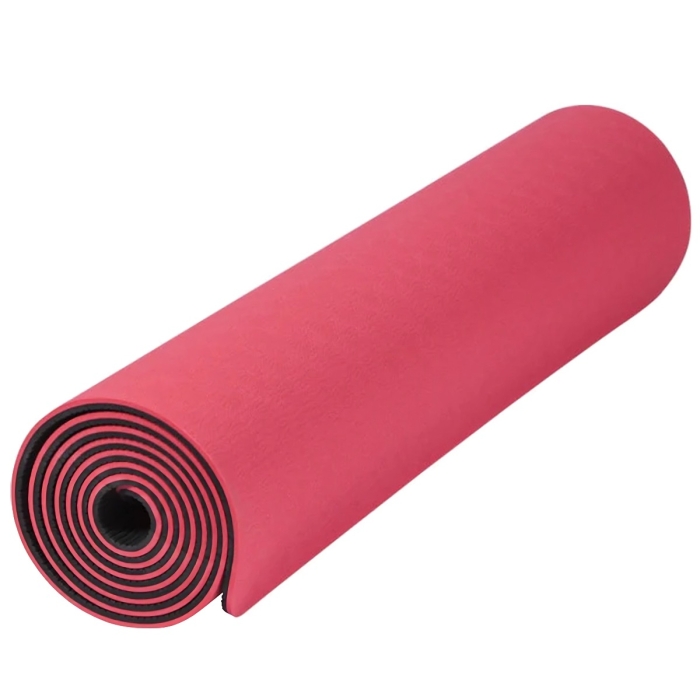 Physioworx Gym Mat 180cm x 60cm x 16mm Red/Black.