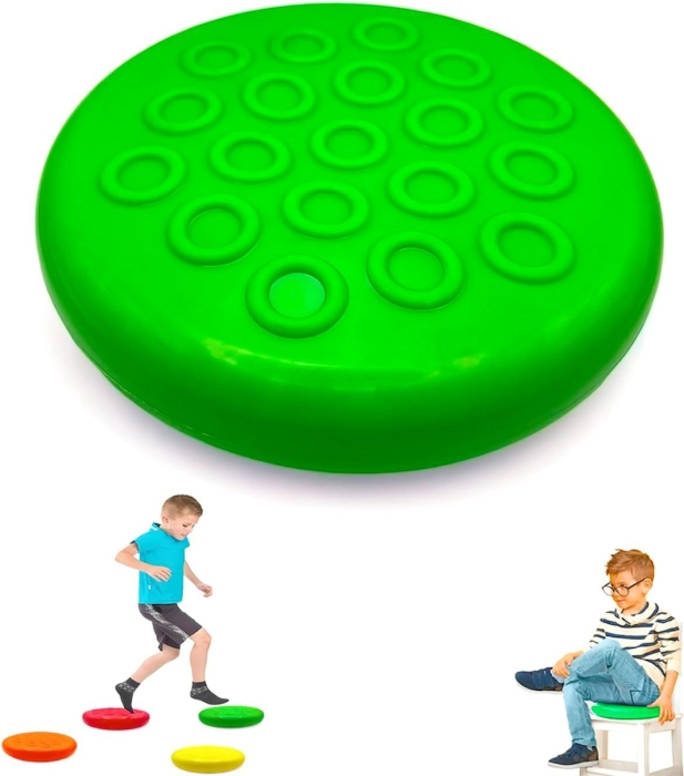 KidBloom Balansstenen voor kinderen, balansbord met waterdichte tas, psychomotiek voor kinderen stapelsteen