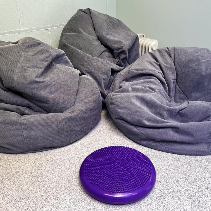 Physioworx Wiggle Cushion used for ADHD Algeos