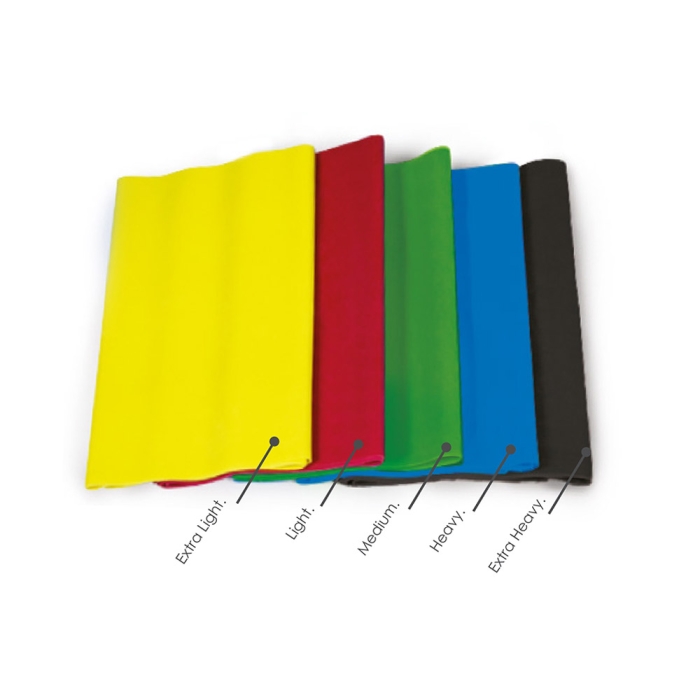 Potok Fascia Elastiche Resistenza Set Da 5 – Bande Per Fitness, Pilates E Fisioterapia Con Borsa E Guida Agli Esercizi