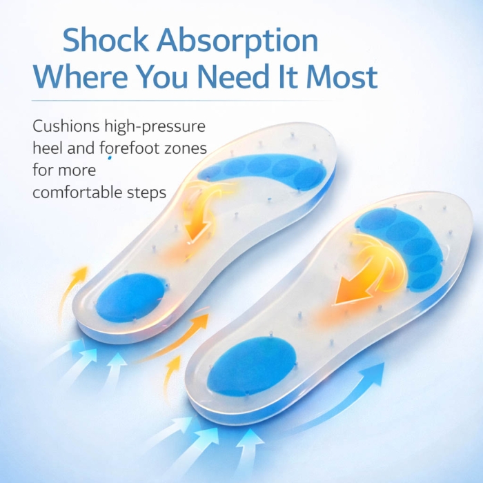 Silicone gel insole