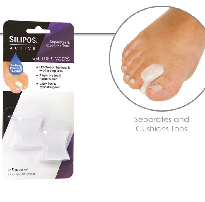 Silipos Active Gel Toe Spacers Algeos - Main Image