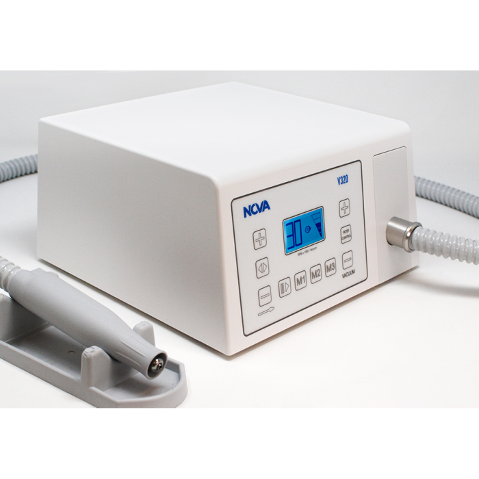 Nova Precision V320 podiatry drill control panel and key features