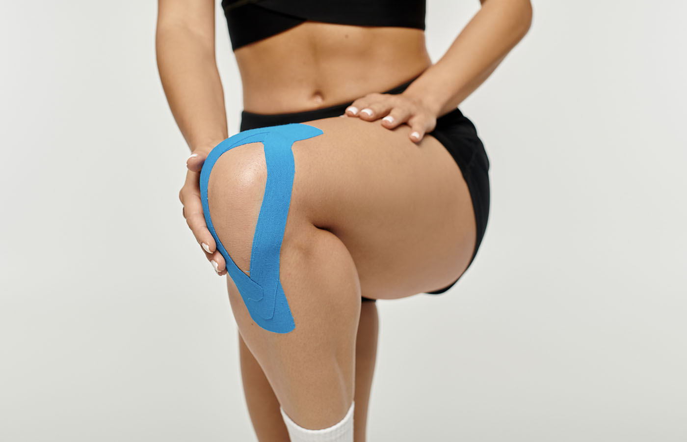 Kinesiology Tape on Knee