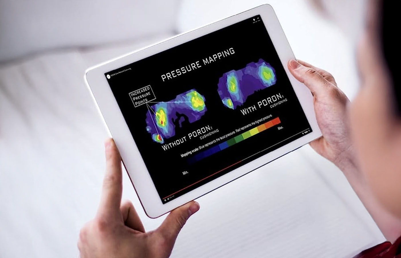 Mapping Pressure in Memory Insoles