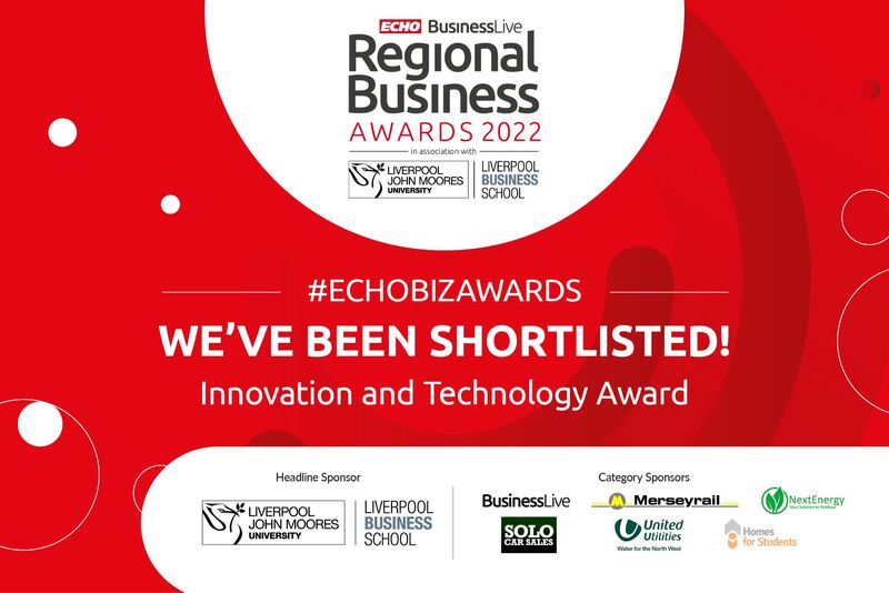 We've been Nominated! Liverpool Echo Regional Business Innovation & Technology Award